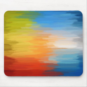 Abstract schilderen Dynamische kleuren 17 Muismat