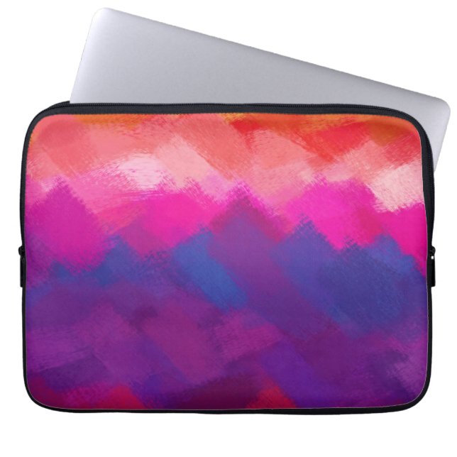 Abstract schilderen | Dynamische kleuren 19 Laptop Sleeve (Voorkant)