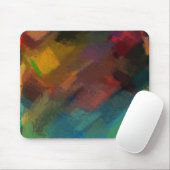 Abstract schilderen | Dynamische kleuren 3 Muismat (Met muis)