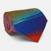 Abstract schilderen | Dynamische kleuren #56 Stropdas (Opgerold)