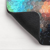 Abstract schilderen | Dynamische kleuren Muismat (Hoek)