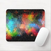 Abstract schilderen | Dynamische kleuren Muismat (Met muis)
