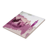 Abstract schilderen Edinburgh Capital van Schotlan Tegeltje (Zijkant)