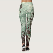 Abstract schilderen "Faoileag air laimrig" Leggings (Achterkant)