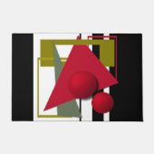 Abstract schilderen, geometrische vormen deurmat (Voorkant)