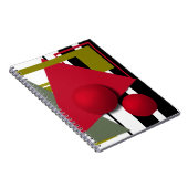 Abstract schilderen, geometrische vormen notitieboek (Rechterzijde)