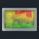 Abstract schilderen gesp<br><div class="desc">Abstract schilderen in rood, groen en geel</div>