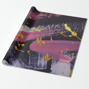 Abstract schilderen. Handgemaakte textuur. Oliesch Cadeaupapier