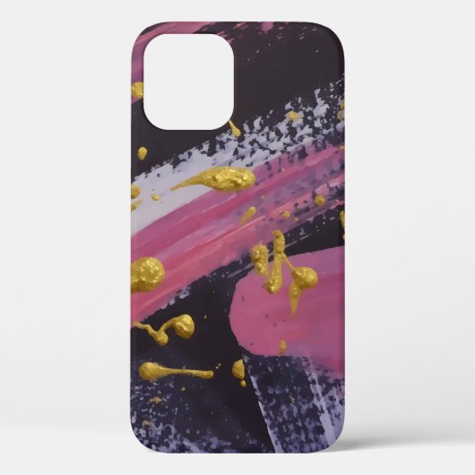 Abstract schilderen. Handgemaakte textuur. Oliesch Case-Mate iPhone Case (Achterkant)