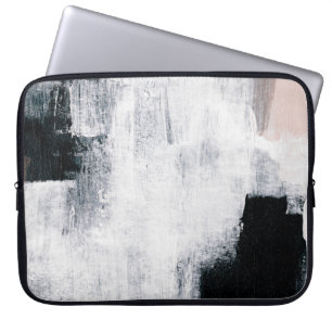 Abstract schilderen. Handgeschilderd trendy kunstw Laptop Sleeve