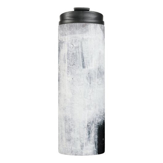 Abstract schilderen. Handgeschilderd trendy kunstw Thermosbeker (Voorkant)