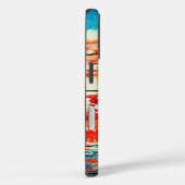 Abstract Schilderen Hoesje-Mate iPhone Case (Achterkant / Rechts)