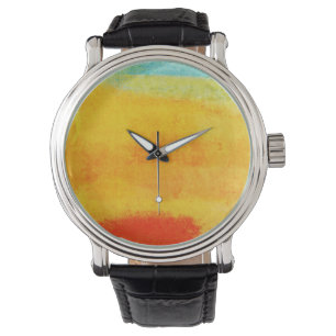  Abstract schilderen Horloge