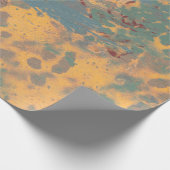 Abstract schilderen. Inkt handgemaakt afbeelding. Cadeaupapier (Hoek)