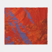 Abstract schilderen. Inkt handgemaakt afbeelding.  Fleece Deken (Voorkant (Horizontaal))