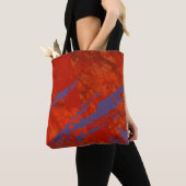 Abstract schilderen. Inkt handgemaakt afbeelding. Tote Bag (Dichtbij)