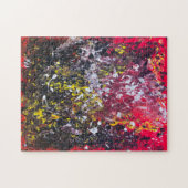 Abstract schilderen Jigzaag Puzzle Legpuzzel (Horizontaal)