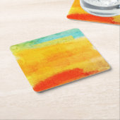 Abstract schilderen Kartonnen Onderzetters (Schuin)