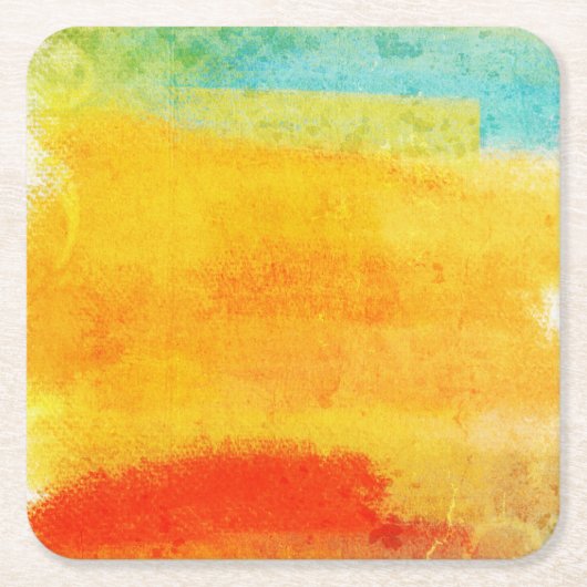 Abstract schilderen Kartonnen Onderzetters (Voorkant)