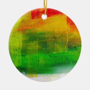 Abstract schilderen keramisch ornament