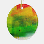 Abstract schilderen keramisch ornament (Links)