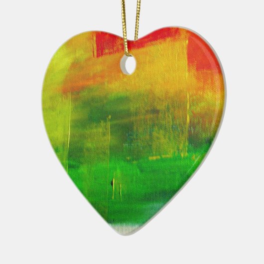 Abstract schilderen keramisch ornament (Links)