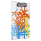 Abstract schilderen | Kleurenverfpenseel #3 Klembord (Rechts)