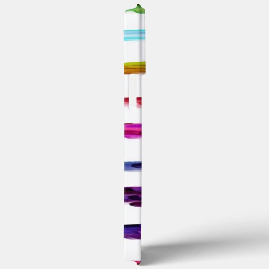 Abstract schilderen | Kleurrijke verfpenseelstreke Case-Mate iPhone Case (Achterkant / Rechts)