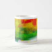 Abstract schilderen koffiemok (Center)