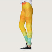 Abstract schilderen Leggings (Links)