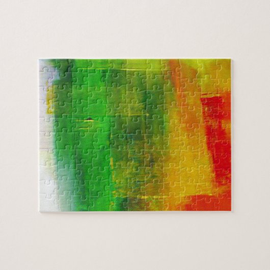 Abstract schilderen legpuzzel (Horizontaal)