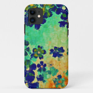 Abstract schilderen   Lentbloemen iPhone 11 Hoesje