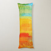 Abstract schilderen Lichaamskussen (Achterkant (Verticaal))