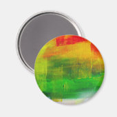 Abstract schilderen magneet (Voorkant / Achterkant)