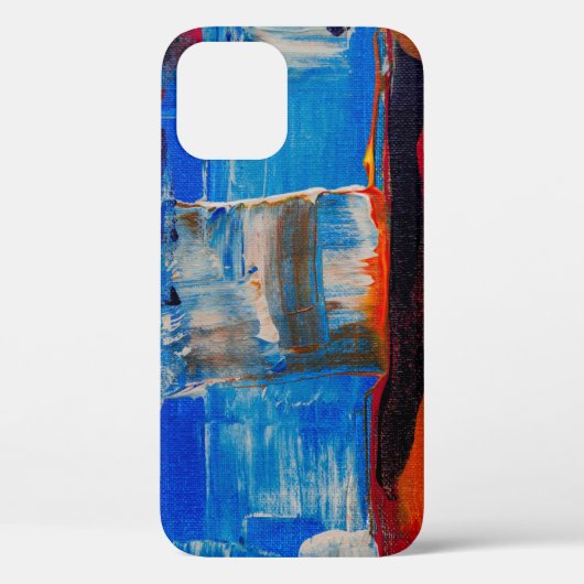 Abstract schilderen met geordende kleur Case-Mate iPhone case (Achterkant)