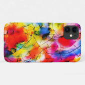 Abstract schilderen met regenboogkleuren. Case-Mate iPhone case (Achterkant (horizontaal))