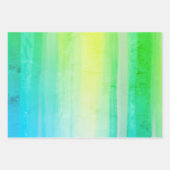 Abstract schilderen met verschillende kleuren inpakpapier vel (Voorkant 2)