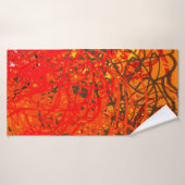 Abstract schilderen op canvas. Handkunst. Colorf Badhanddoek (Badhanddoek)