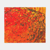 Abstract schilderen op canvas. Handkunst. Colorf Fleece Deken (Voorkant (Horizontaal))