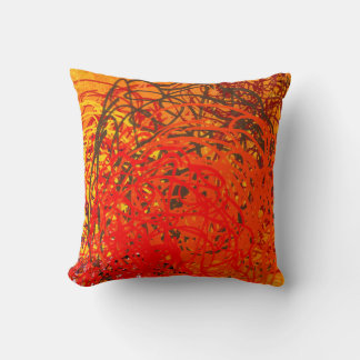 Abstract schilderen op canvas. Handkunst. Colorf Kussen