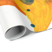 abstract schilderen op papier met levendige kleure (Rol Hoek)