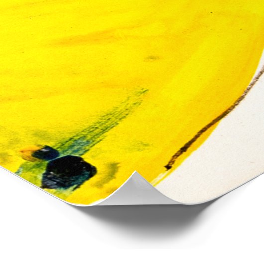 abstract schilderen op papier met levendige kleure poster (Hoek)