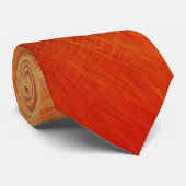 Abstract schilderen | Oranje Abstract artikel 46 Stropdas (Opgerold)