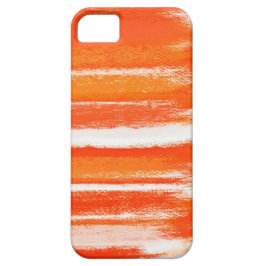 Abstract schilderen | Oranje wit Abstract artikel  Case-Mate iPhone Case