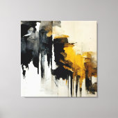 Abstract schilderen "Overzien van de wind". Canvas Afdruk (Voorkant)