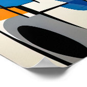 Abstract schilderen poster (Hoek)