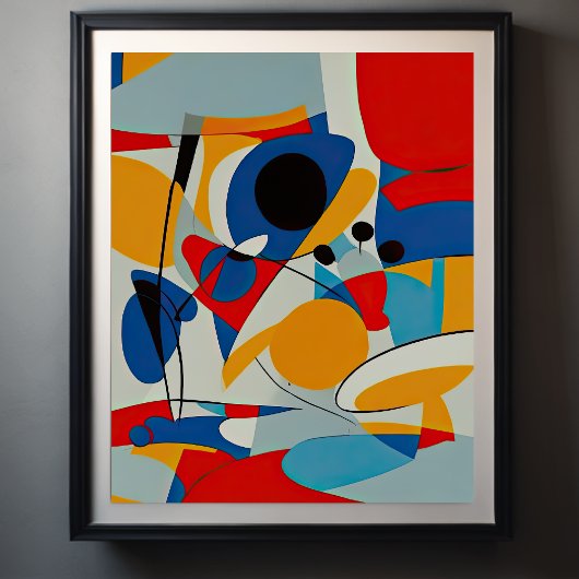 Abstract schilderen poster