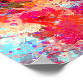 Abstract schilderen poster (Hoek)