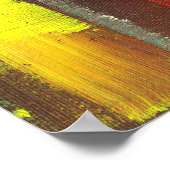 Abstract schilderen poster (Hoek)