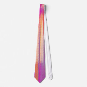 Abstract schilderen Retro Colorful 13 Stropdas